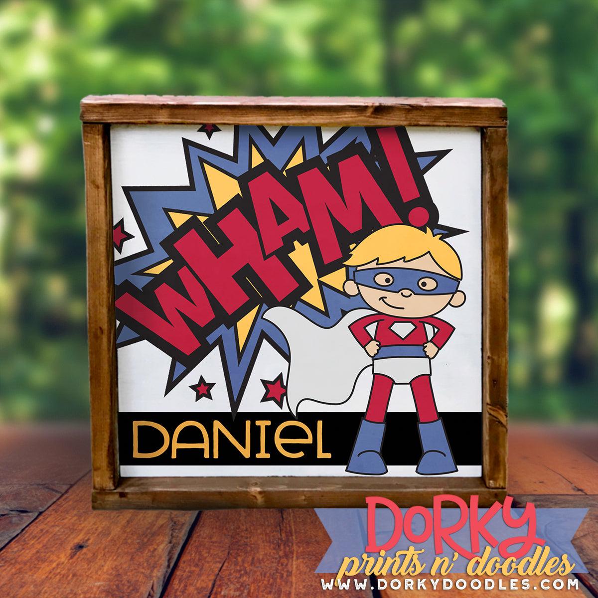 Superhero Kid Clipart