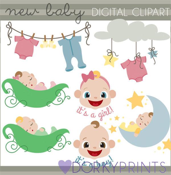 Sweet Pea Babies Clipart