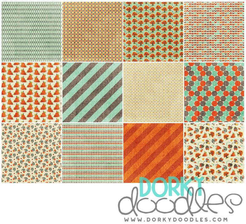 Thankful Digital Paper Pack