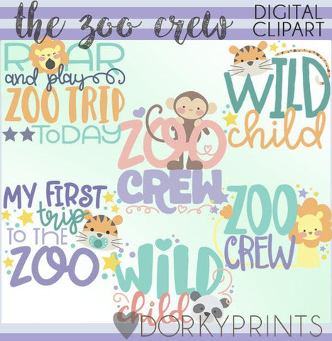 The Zoo Crew Animals Clipart