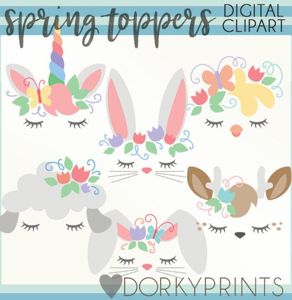 Toppers for Spring Clipart