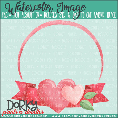 Valentine's Day Watercolor PNG