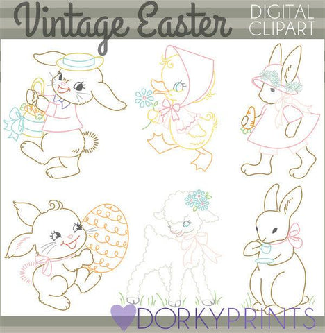 Vintage Easter and Spring Clipart
