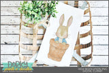 Watercolor Bunny Spring Clipart - Dorky Doodles