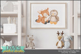Watercolor Nursery Stuffed Animals Clipart - Dorky Doodles